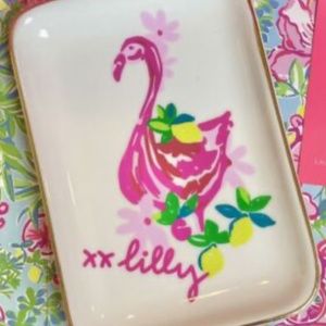Flamingo trinket dish
